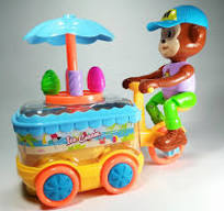 Kids Ice Cream Car Toy with Light and Music